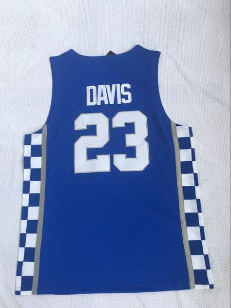 Kentucky Wildcats Blue #23 DAVIS NCAA Basketball Jersey