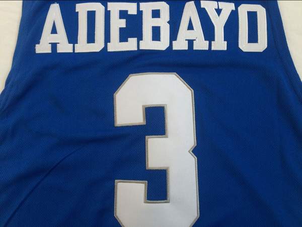 Kentucky Wildcats Blue #3 ADEBAYO NCAA Basketball Jersey