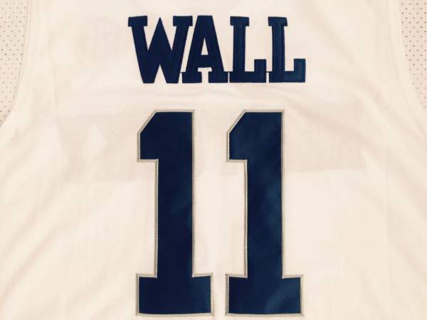 Kentucky Wildcats White #11 WALL NCAA Basketball Jersey