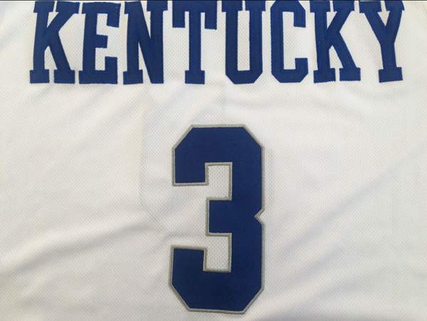 Kentucky Wildcats White #3 ADEBAYO NCAA Basketball Jersey