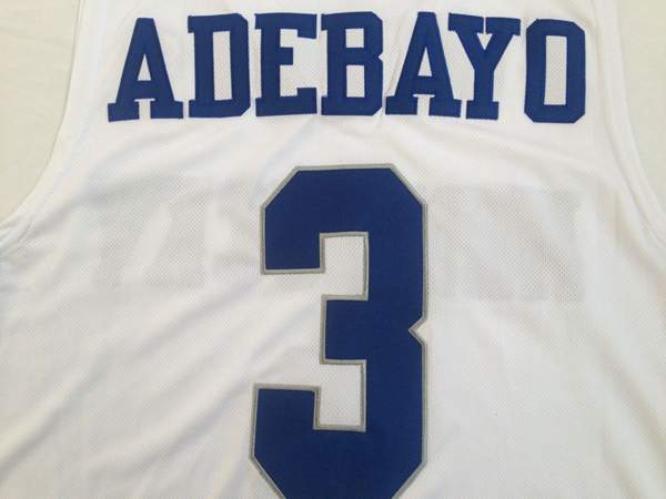 Kentucky Wildcats White #3 ADEBAYO NCAA Basketball Jersey