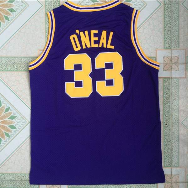 LSU Tigers Purple #33 ONEAL NCAA Basketball Jersey