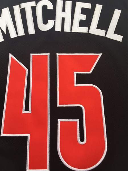 Louisville Cardinals Black #45 MITCHELL NCAA Basketball Jersey