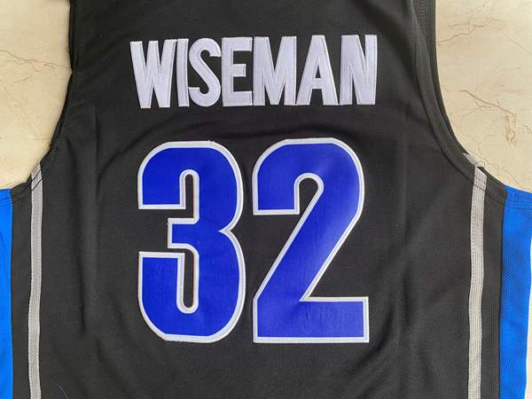 Memphis Tigers Black #32 WISEMAN NCAA Basketball Jersey