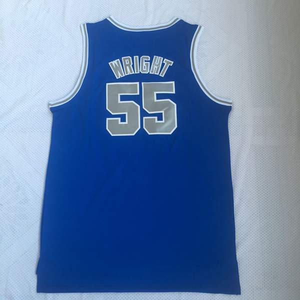 Memphis Tigers Blue #55 WRIGHT NCAA Basketball Jersey