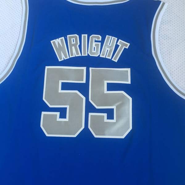 Memphis Tigers Blue #55 WRIGHT NCAA Basketball Jersey