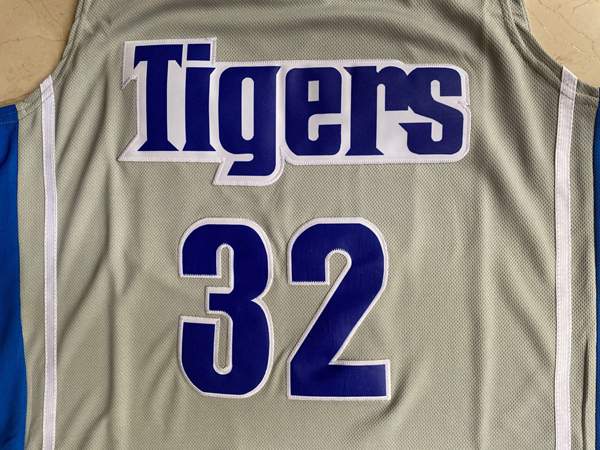 Memphis Tigers Grey #32 WISEMAN NCAA Basketball Jersey