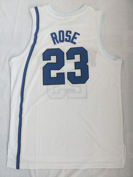 Memphis Tigers White #23 ROSE NCAA Basketball Jersey