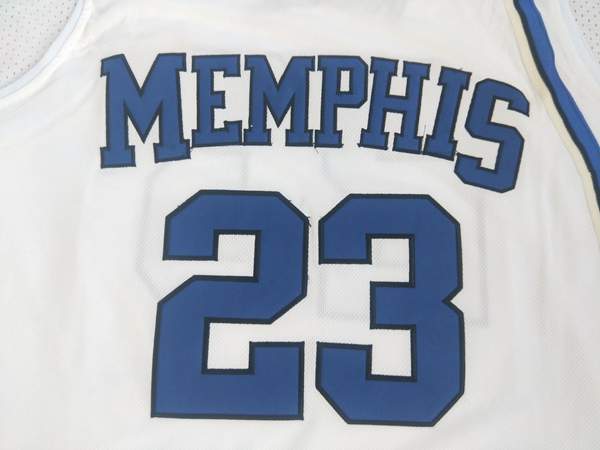 Memphis Tigers White #23 ROSE NCAA Basketball Jersey