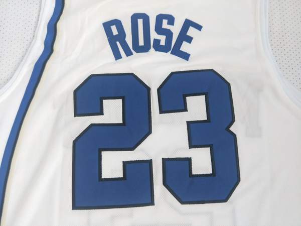 Memphis Tigers White #23 ROSE NCAA Basketball Jersey
