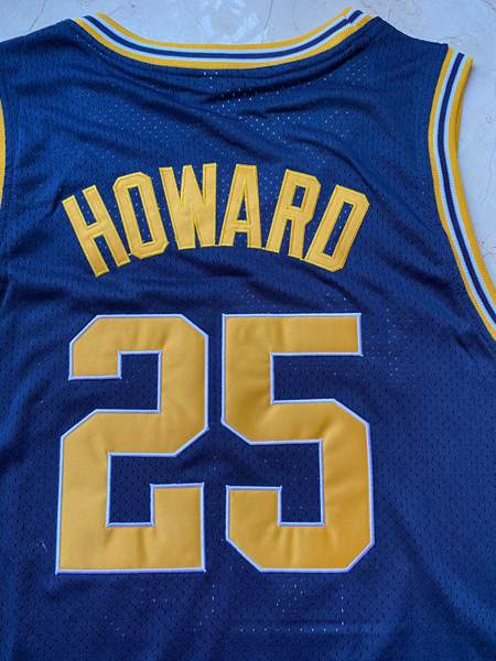 Michigan Wolverines Blue #25 HOWARD NCAA Basketball Jersey