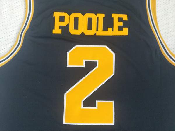 Michigan Wolverines Dark Blue #2 POOLE NCAA Basketball Jersey