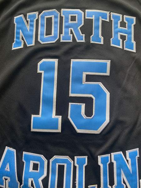 North Carolina Tar Heels Black #15 CARTER NCAA Basketball Jersey