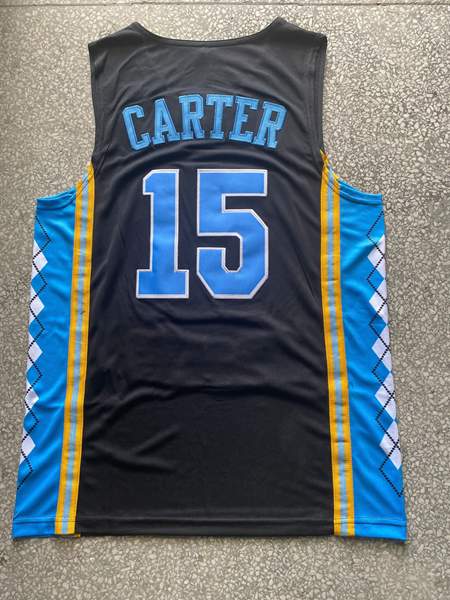 North Carolina Tar Heels Black #15 CARTER NCAA Basketball Jersey