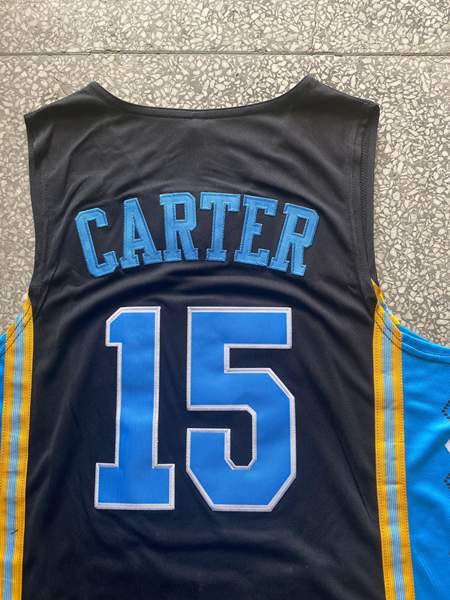 North Carolina Tar Heels Black #15 CARTER NCAA Basketball Jersey