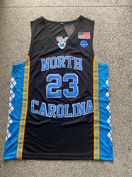 North Carolina Tar Heels Black #23 JORDAN NCAA Basketball Jersey