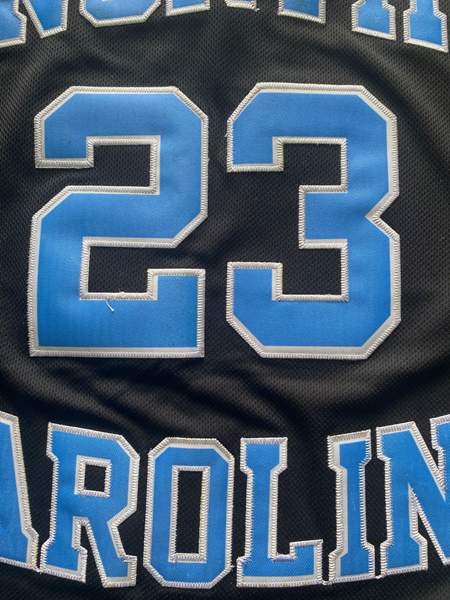 North Carolina Tar Heels Black #23 JORDAN NCAA Basketball Jersey