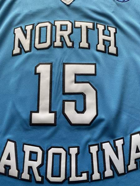 North Carolina Tar Heels Light Blue #15 CARTER NCAA Basketball Jersey
