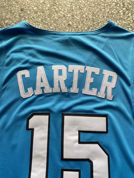 North Carolina Tar Heels Light Blue #15 CARTER NCAA Basketball Jersey