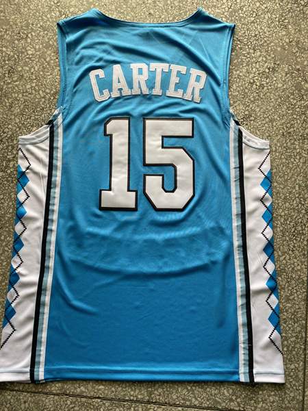 North Carolina Tar Heels Light Blue #15 CARTER NCAA Basketball Jersey