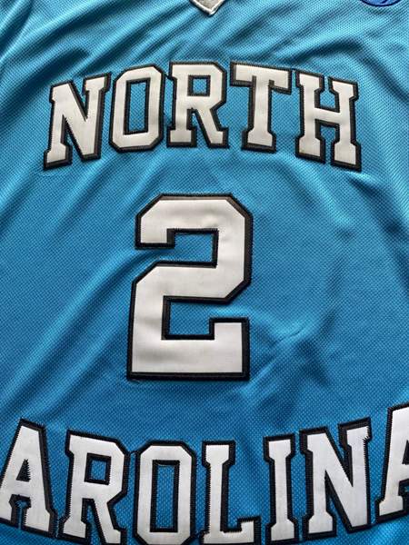 North Carolina Tar Heels Light Blue #2 ANTHONY NCAA Basketball Jersey