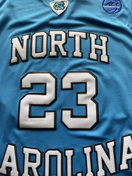 North Carolina Tar Heels Light Blue #23 JORDAN NCAA Basketball Jersey