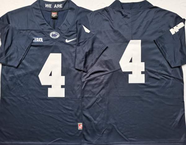 Penn State Nittany Lions Dark Blue #4 NCAA Football Jersey