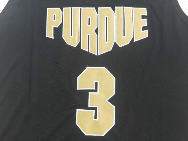 Purdue Boilermakers Black #3 C.EDWARDS NCAA Basketball Jersey
