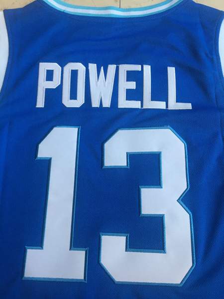 Seton Hall Pirates Blue #13 POWELL NCAA Basketball Jersey