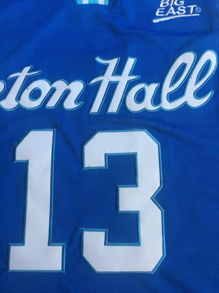 Seton Hall Pirates Blue #13 POWELL NCAA Basketball Jersey