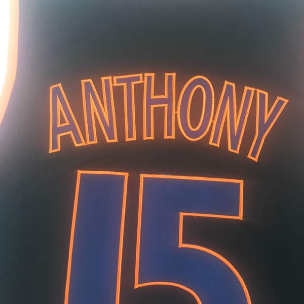 Syracuse Orange Black #15 ANTHONY NCAA Basketball Jersey