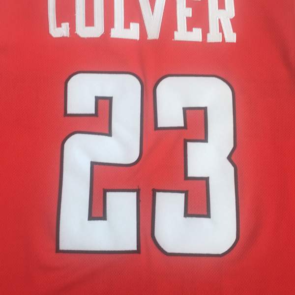 Texas Tech Red Raiders Red #23 CULVER NCAA Basketball Jersey