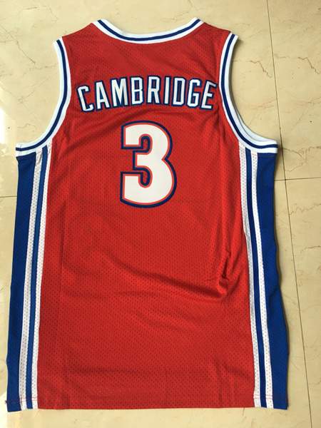UCF Knights Red #3 CAMBRIDGE NCAA Basketball Jersey