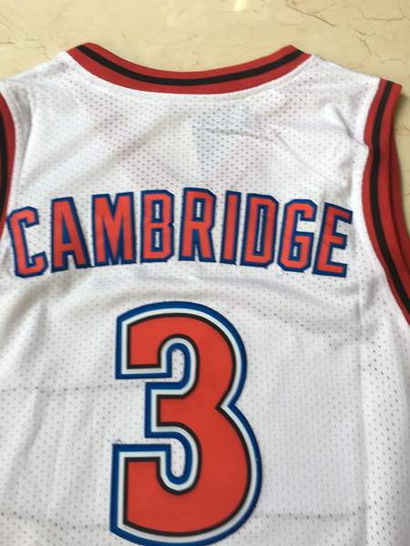 UCF Knights White #3 CAMBRIDGE NCAA Basketball Jersey