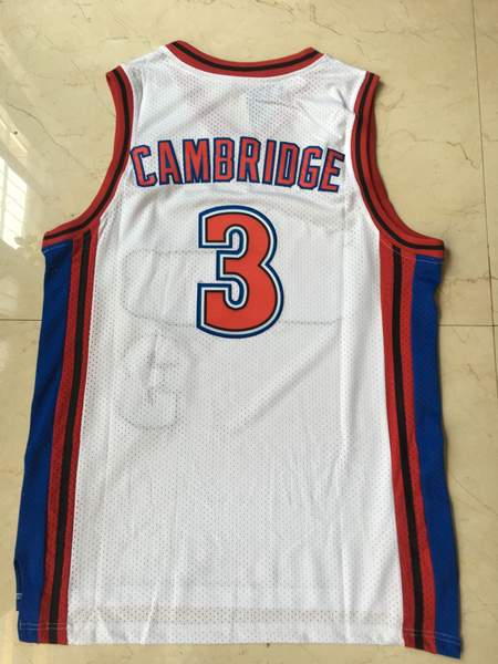 UCF Knights White #3 CAMBRIDGE NCAA Basketball Jersey