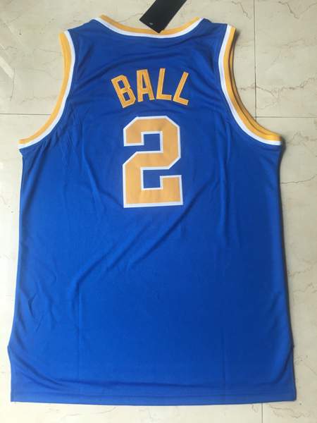 UCLA Bruins Blue #2 BALL NCAA Basketball Jersey