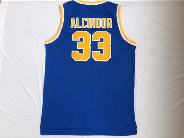 UCLA Bruins Blue #33 ALCINDOR NCAA Basketball Jersey