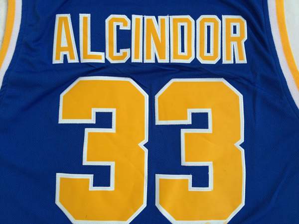 UCLA Bruins Blue #33 ALCINDOR NCAA Basketball Jersey