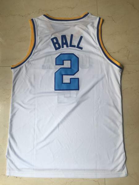 UCLA Bruins White #2 BALL NCAA Basketball Jersey