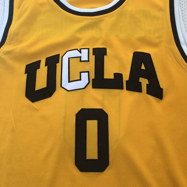 UCLA Bruins Yellow #0 WESTBROOK NCAA Basketball Jersey