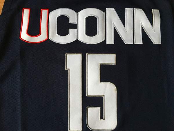 UConn Huskies Black #15 WALKER NCAA Basketball Jersey