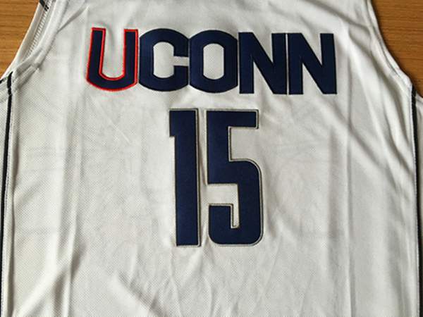 UConn Huskies White #15 WALKER NCAA Basketball Jersey