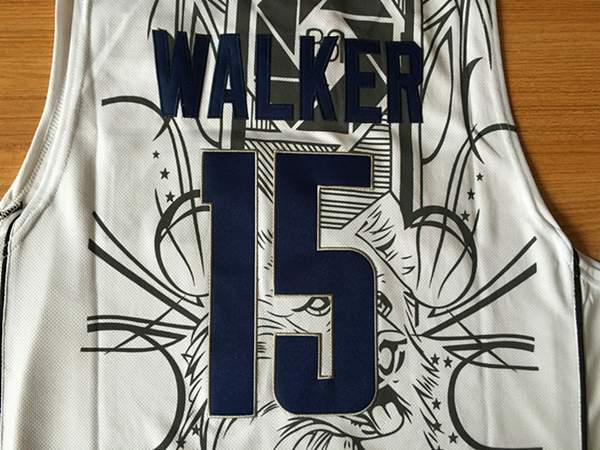 UConn Huskies White #15 WALKER NCAA Basketball Jersey