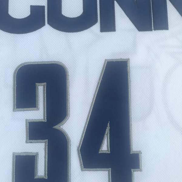 UConn Huskies White #34 ALLEN NCAA Basketball Jersey
