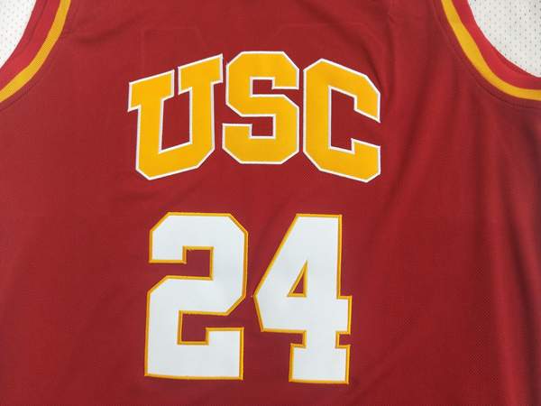 USC Trojans Red #24 SCALABRINE NCAA Basketball Jersey