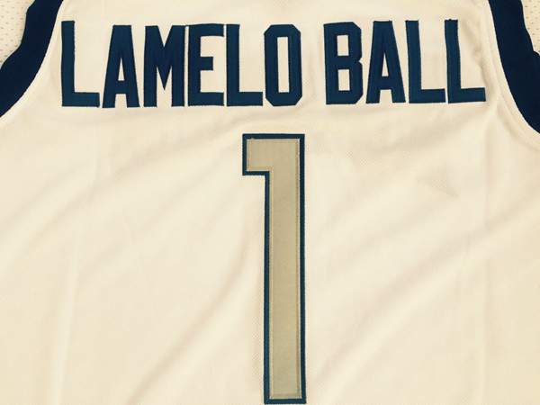 Washington Huskies White #1 LAMELO BALL NCAA Basketball Jersey