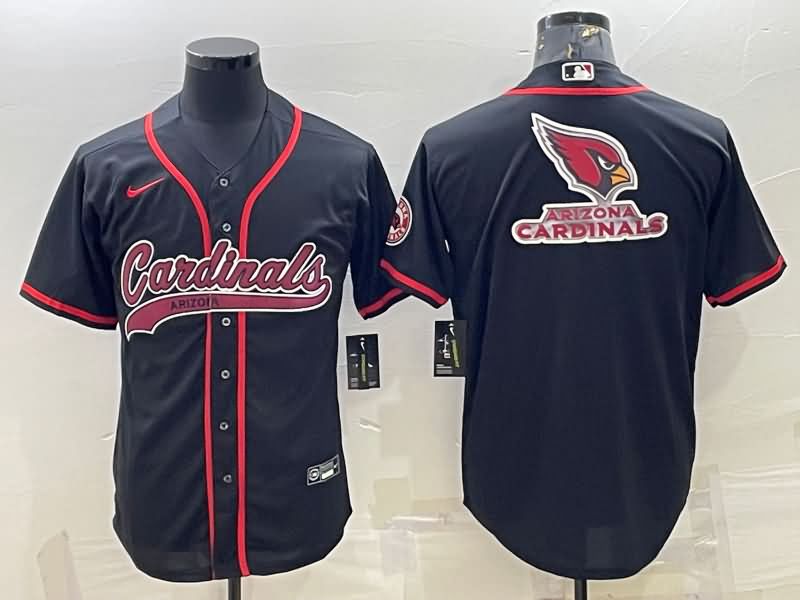 Arizona Cardinals Black MLB&NFL Jersey