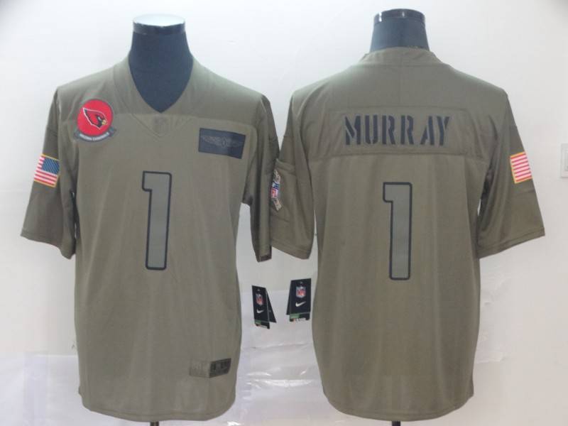 Arizona Cardinals Olive Salute To Service NFL Jersey