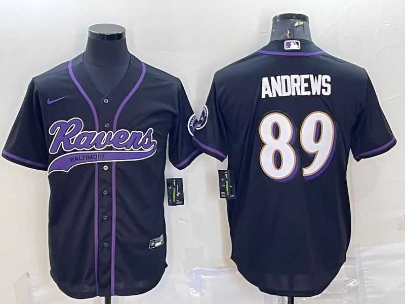 Baltimore Ravens Black MLB&NFL Jersey