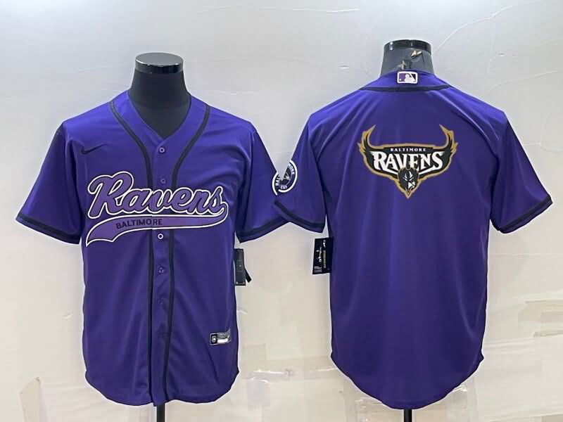 Baltimore Ravens Purple MLB&NFL Jersey